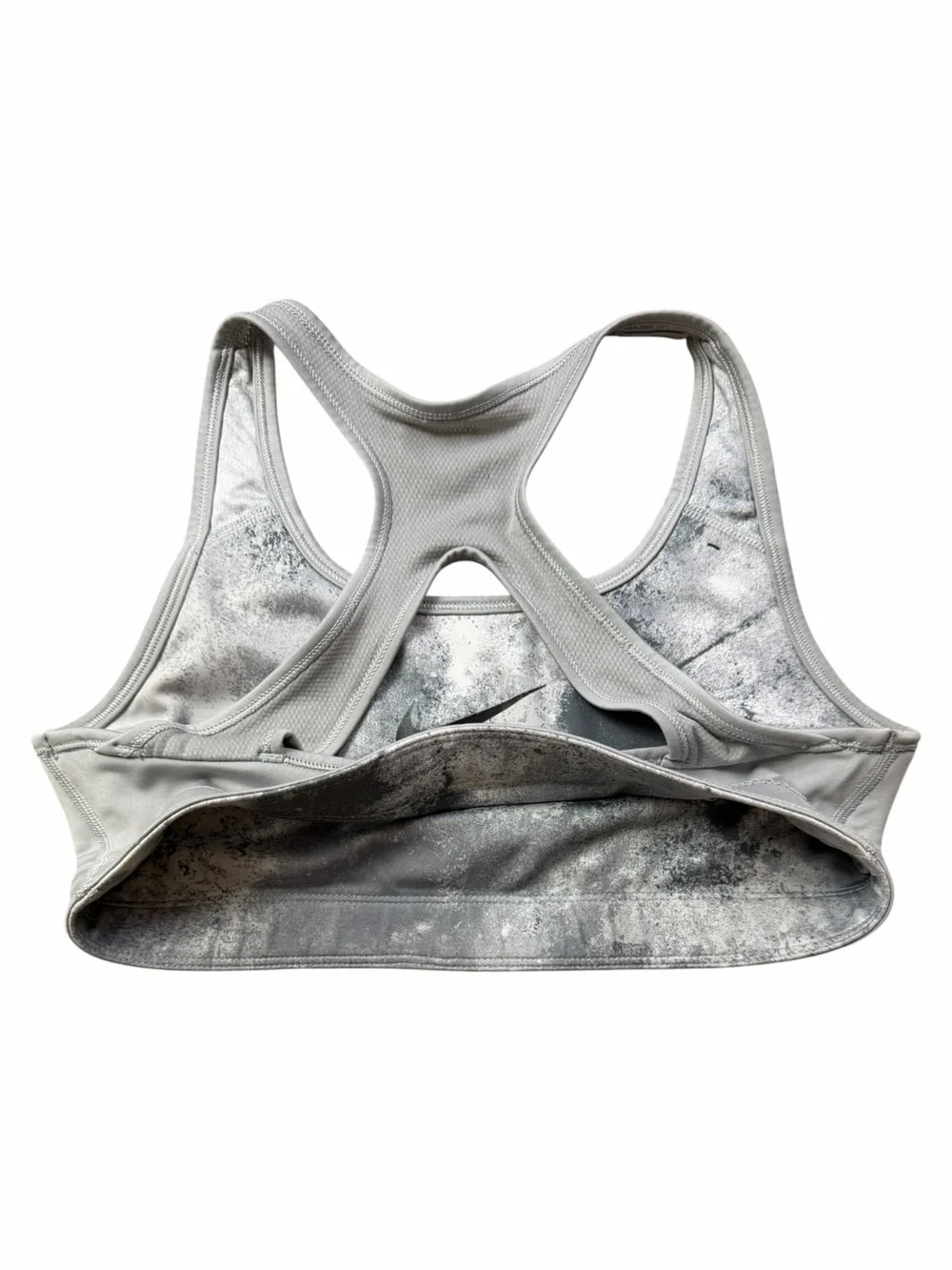 Nike Marble Gray and White Reversible Racerback Women’s Small Sports‎ Bra